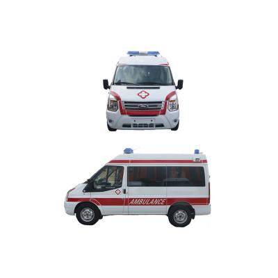 China V348 140km/h 2933 Transit Surveillance Ambulance Euro 5 Roof Standard Version White+red Yuzhou Short Axle Brand For Sale 3-8 for sale