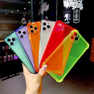 China Customized colorful printing logo shockproof soft tpu phone case for iphone 12 pro max for sale