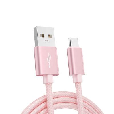 China MP3/MP4 Player Factory Price Pink Type C 1M 2M Charging Data 3M Free Sample Quality Micro Usb Cable for sale