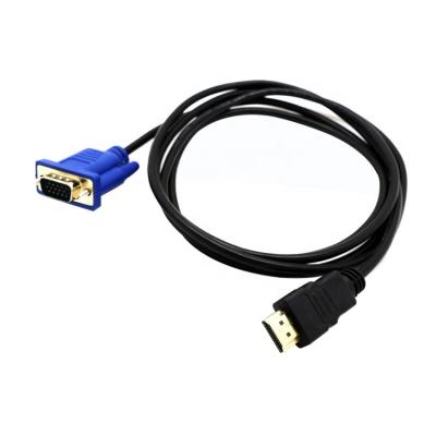 China Wholesale Black COMPUTER VGA Cable 1.8M Rgb To D-sub Dreamcast For HDTV Ps3/4 Computer Projector for sale