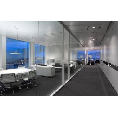 China Transparent Combinations Office Panorama Glass Wall Office Partition For Commercial Area for sale