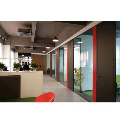 China Modern High Quality Anodized Glass Combinations Aluminum Frame Full Height Office Partition Wall For Office Area for sale