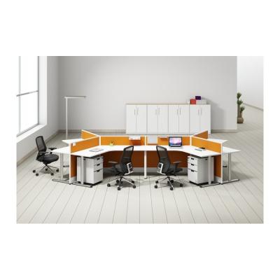 China Modern Combinations Wire Hidden Office Workstation Office Workstation Desk Compartment Design for sale