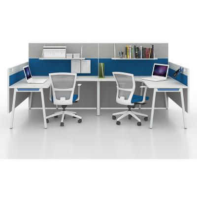 China High Quality Combinations Office Workstation 4/6 Compartment Curved Office Person Compartment for sale