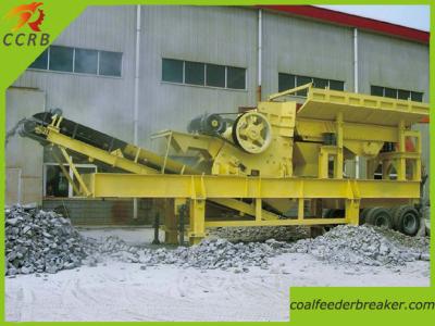 China Trailer Type Mobile Primary Jaw Crusher for sale