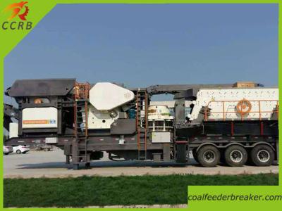 China Trailer Type Combined Mobile Crushing Plant for sale