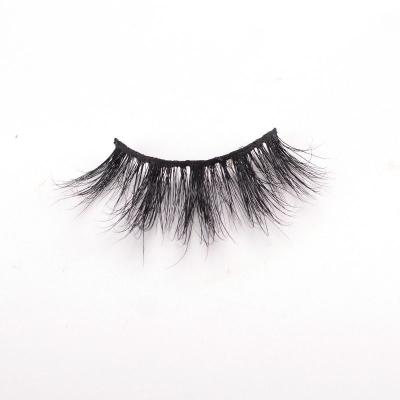 China Faux 3d 5d Real Natural Wholesale Fluffy 25mm Mink Eyelash Strip Vendors for sale