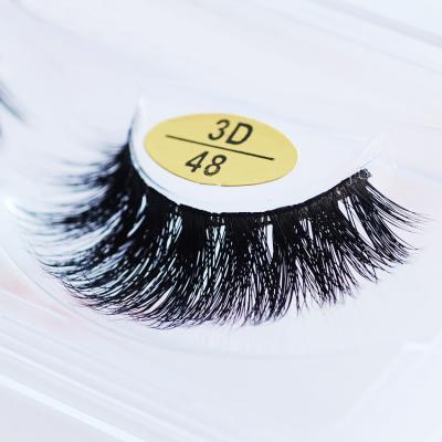 China Wholesale Natural Invisible Strip Mink Cotton Loop Eyelash Extension Mink Lashes Individual Seller for sale