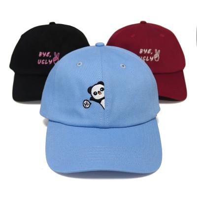 China High Quality 6 Panel Stain COMMON Supply Unstructured Hat With Multi Colors And Logo Embroidery For Option Dad Hat for sale