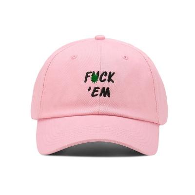 China Common Hot Style Embroidered Cotton Twill Women Baseball Hats, Free Drop Shipping Dad Hat for sale