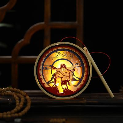 China Good Quality Decoration Animal Light Box Light Box China Chinese Tiger Paper Cut Out Lamp for sale