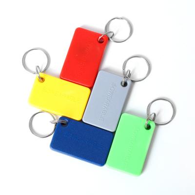 China ABS RFID Keyfob Key Chain Waterproof / Waterproof NFC Custom Key FOB Number for sale