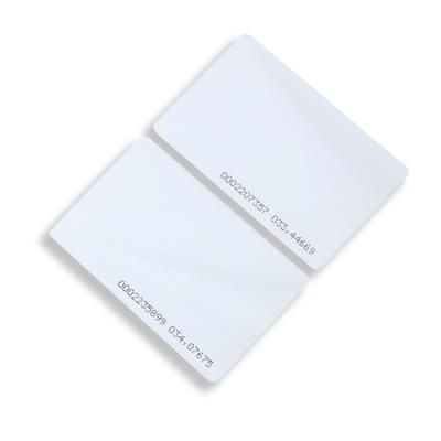 China Custom Plastic Tk4100 125khz RFID Hotel Key Cards Waterproof / Waterproof White 13.56mhz Rfid for sale