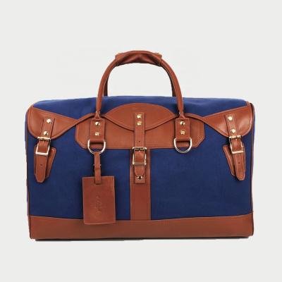 China Dress Fashion Big Large Size Prospecting With Leather Luggage Tag Mens Weekender Canvas Male Luggage for sale