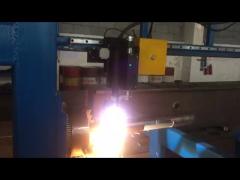 CNC light pole door cutting machine