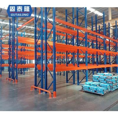 China High Quality 4 Layers Corrosion Protection Shelves Storage Pallet Racking Racks For Warehouse for sale