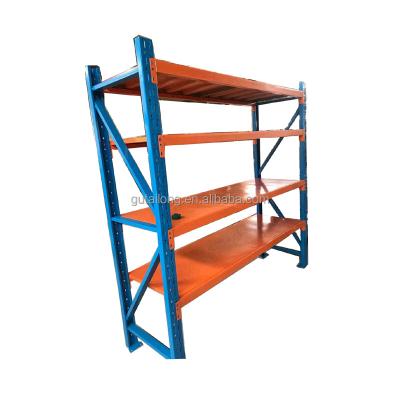 China Medium Duty Corrosion Protection Warehouse Storage Racks Customized Layer Panel Warehouse Shelves Storage Racking System for sale