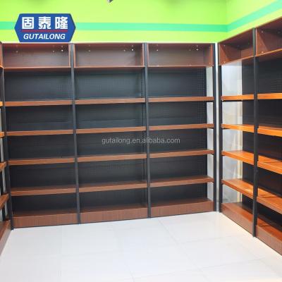 China Double Sided Adjustable Customized Supermarket Hypermarket Display Stand Display Rack for sale