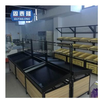 China Double-sided shelf store fruit and vegetable supermarket vegetable rack for fruit display rack for sale