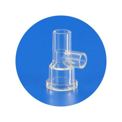 China Professional Hemodialysis Production Pump Connector Pt1 With Side-hole Transparent Medical Pump Connector for sale