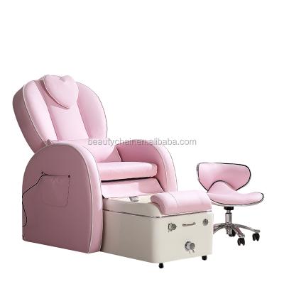 China Salon Equipment Adjustable Beauty Sofa Style Fashion Sofa Furniture Spa (Waist) Multifunction Foot Bath Massage Chair for sale