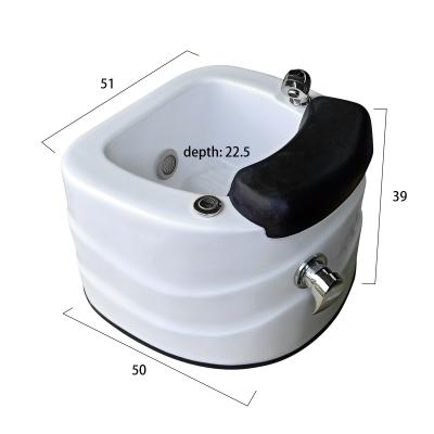 China Comfortable Portable Pedicure Sink / Foot Spa Washbasin for sale