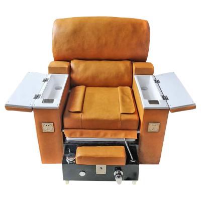 China Salon Spa Foot Massage Acrylic Low Pedicure Chair With Sink Tray Xy-89080A for sale