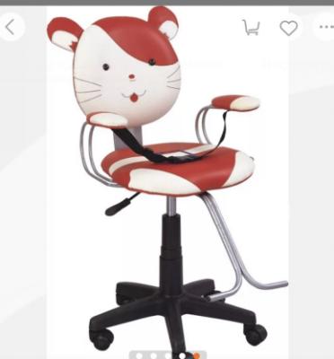 China Safety Comfortable Baby Dining Chair Cute And Little Red Mickey Style Cartoon Furniture Minnie Mouse Barber Chair For Kids Salon for sale