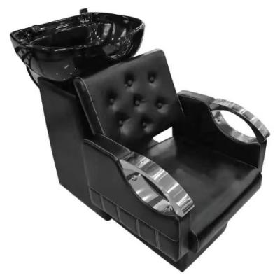 China Hair Beauty Salon Fashion Salon Shampoo Chairs Used For Washing Hair for sale