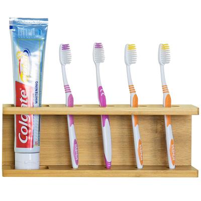 China Sustainable Wholesale Natural Eco-Friendly Brown Toothbrush Holder Adult/Kids Toothbrush Holder. for sale