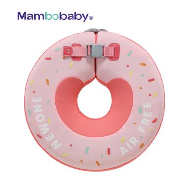 China Child Mambobaby Donut Baby Pink Soft Non-Inflatable Neck Swim Float Swimming Ring Infant Pool Bath Tube Water Floats Toys for sale