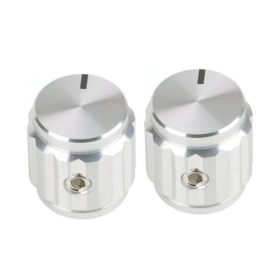 Cina High quality oven 6mm metal brass aluminum knob amp knobs solid potentiometer dj control knobs in vendita