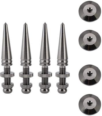 China CNC Machining Speaker Stand Spikes Custom Parts Cone Feet Isolation Speaker Spikes for sale