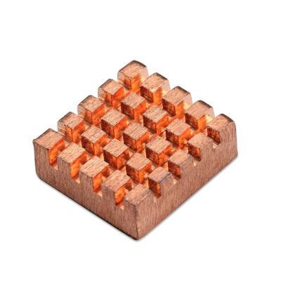 China CNC Machining Custom Copper Pin Fin Heatsink Copper,Copper Small Heat Sink,Pin Fin Copper Sink for sale