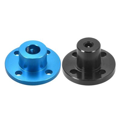 中国 Anodized Motor Cnc Machining Spare Parts Guide Shaft Rigid Flange Coupling For Diy Parts 販売のため