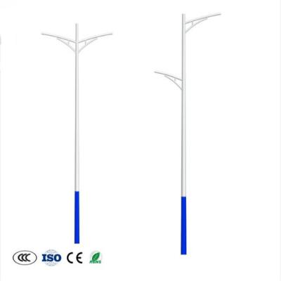 China Professional Square Manufacturer Easy To Install Double Arm Road Lighting Pole Te koop