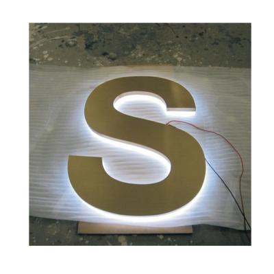 China Other Newest Design High Quality Luminous Word Metal Led Strip Light for sale