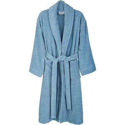 China Custom Plush Bathrobe Couples Bathrobe Set Warm 100% Cotton Terry Bathrobe Men And Women Plain Dyed Soft Bathrobes S for sale