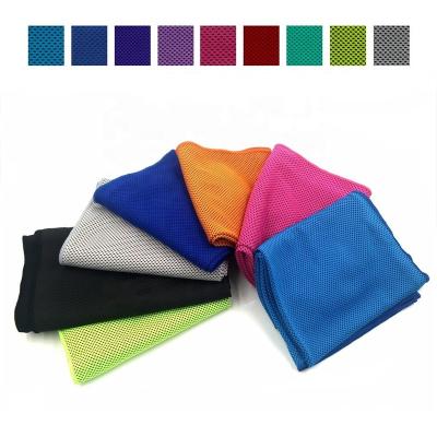 China 30*90 Custom Microfiber Sustainable Gym Sweat Iced Sports Towels And Cooling Towel For Fitness Microfiber Gym Sport Cooling Towel for sale