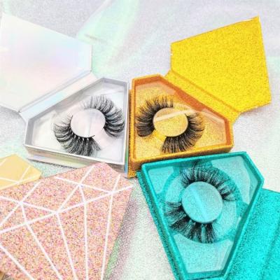 China Hand Made Full Volume Mink Eyelash Eyelash Vendor With Customized Boxes Mink Strip Eyelash Vendor Customized Boxes for sale