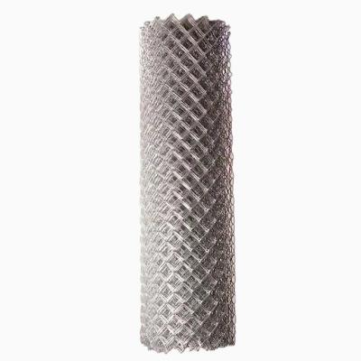 China 2.6 ft. Strong x 50 ft. 11.5-Gauge Galvanized Steel Chain Link Fabric Roll Woven with Low Carbon Mild Steel Wire for Garden Fences for sale