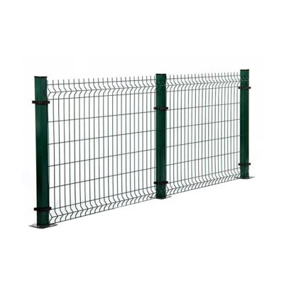 China Easily Assembled Professional Factory Customized 3D Curvy PVC Coated Welded Wire Mesh Fence for sale