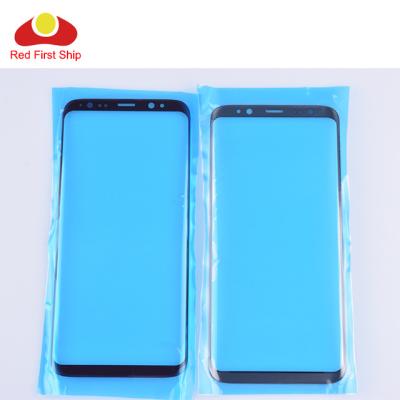 China Replacement Front Glass Panel Wholesale For Samsung Galaxy S8 G950 G950F SM-G950F S8 plus G955F SM-G955F Touch Screen Panel Outer Front LCD Glass Lens for sale