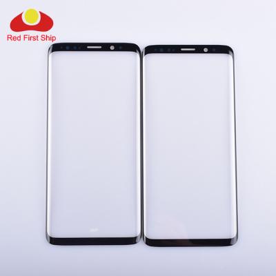 China Wholesale For Replacement Samsung Galaxy S9 G960 G960F SM-G960F Front Glass Panel S9 Plus G965F SM-G965F Touch Screen Front Glass Panel Outer Glass Lens for sale