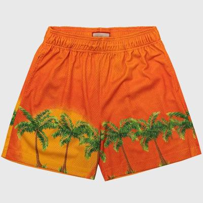 China Antibacterial OEM ODM Shorts Custom High Quality Screen Printing OEM Sportswear Basketball Shorts Mesh Shorts Custom for sale