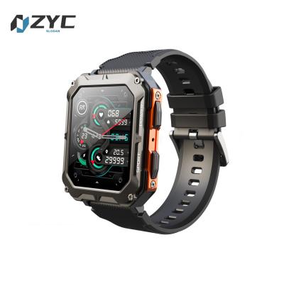 China 2023 Pro Touch Screen Outdoor Smart Watch C20 For Men BT Call IP68 Waterproof Big Memory Outdoor Sports Smartwatch 380mAh Big Battery for sale