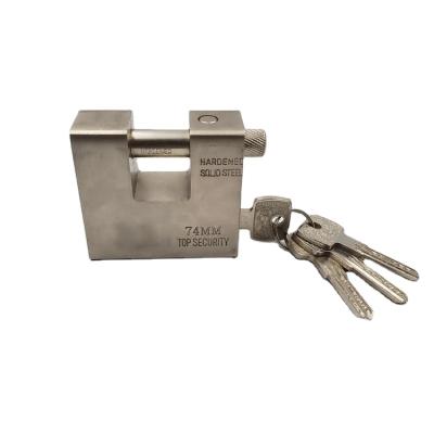 China Iron 84mm Electronic Nickel Plated High Security Heavy Type 4 Keys Rectangular Computer Lock for sale