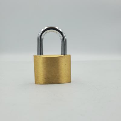 China Super Polish Heavy Type Brass 63mm Full Brass Padlock Locks With Brass Cylinder for sale