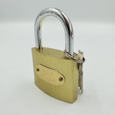 China Key Iron 38mm Mini Solid Brass Color Painted High Quality Security Iron Top Padlock for sale