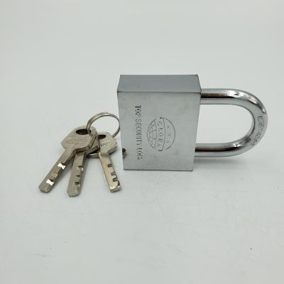 China Wholesale Price Electronic Chrome Plated Iron 60mm Square Type Leaf Blade Lock Padlock for sale